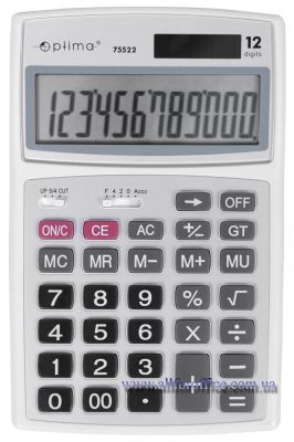 Калькулятор средний настольный 12 разрядов Optima купить