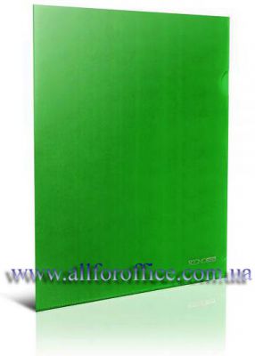 Папка-уголок плотная А4 пластиковая зеленая купить, купить папку уголок зеленую А4 с доставкой