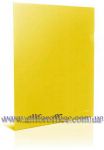 Папка-уголок плотная А4 пластиковая, желтая
