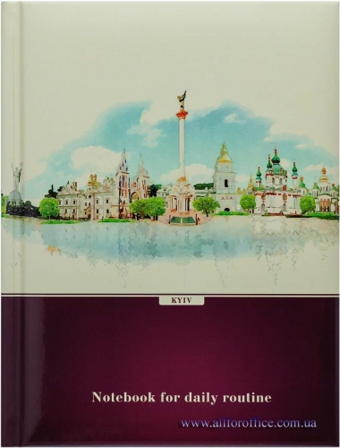 купить Записную книжку "Kiev" А5, записная книжка А5 твердая обложка