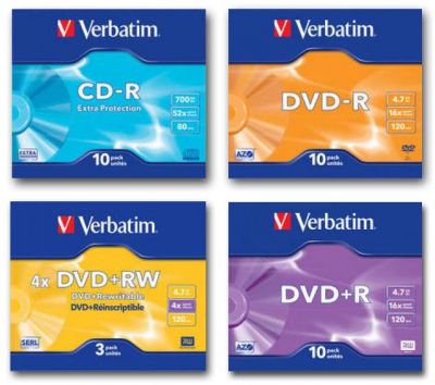 Компакт-диски Verbatim | Диски | Бумага А4 | Офисная бумага | Бумага для принтера А4 | купить бумагу