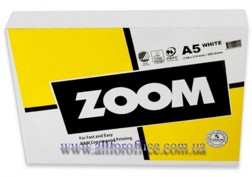 Бумага Бумага ZOOM А4 500 л. | Бумага офисная для принтера купить | купить бумагу ZOOM А5 Киев | купить офисную бумагу ZOOM для принтера А5
